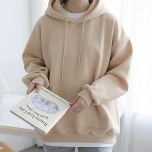 [강물처럼]아이우먼 무지속기모심플후드티 SEV945M512 빅사이즈