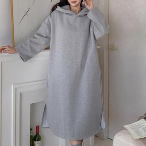 [강물처럼]트임빅후드기모원피스 YYV972M601 (44879836A)