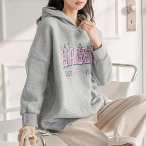 [강물처럼]아이우먼 가오리차저기모후드티 YYV986M601 빅사이즈