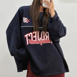 [강물처럼]아이우먼 기모프로젝트선맨투맨 GBV994M601 빅사이즈