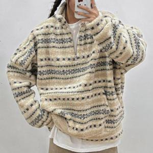 [강물처럼]아이우먼 레트로박시양털아노락 GBV997M601 빅사이즈