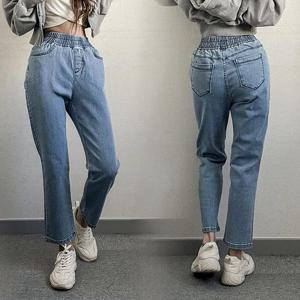 [강물처럼]위쉬몰 LO 데미지워싱일자진276(P003H502) 빅사이즈 (