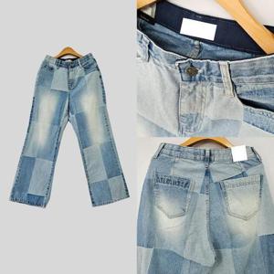 [강물처럼]위쉬몰 LO 브릭와이드데님팬츠180(T813H502) 빅사이즈