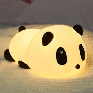 [데코] 궁디 팡팡 엎드린 판다 무선 터치 실리콘 무드등