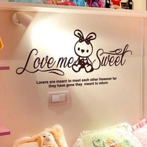 [데코] 러브미스윗A 월데코 포인트스티커 다크브라운