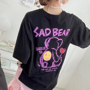 [강물처럼]아이우먼 언스마일곰돌이나염티 NMQ754M502 빅사이즈