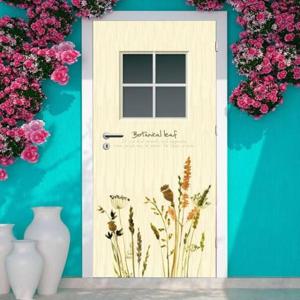 [데코] 현관문 리폼 시트지_빈티지 네츄럴 리프 01