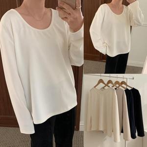 [강물처럼]위쉬몰 MO 메이플유넥무지긴팔티(T913H502) 빅사이즈