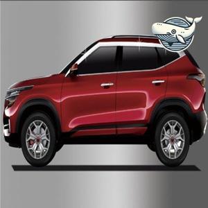 셀토스 크롬 도어바이저 6개 차량용 장착형 셀토스선바이저