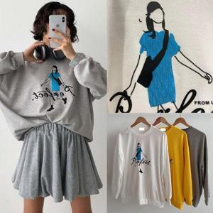 [강물처럼]위쉬몰 MA 워킹원피스걸맨투맨티(T866H502) 빅사이즈