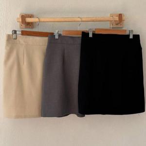 [강물처럼]빅사이즈심플치마 T841L502 마로백밴딩미니스커트 LT