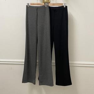 [강물처럼]빅사이즈스판바지 Q643L502 쫀쫀골지슬림부츠컷팬츠 M