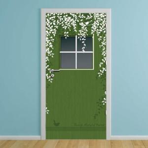 [데코] 현관문 리폼 시트지_빈티지 자연숲 03 올리브그린