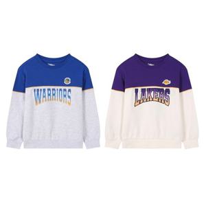 NBA 키즈 GSW 메쉬 팀로고 맨투맨(K261TS050P)