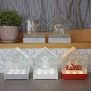 [데코] LED 하우스 워터볼 오르골 5 type