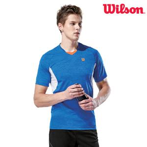 윌슨 남성 반팔티셔츠 2437 M블루 테니스복 배드민턴