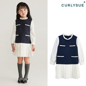 [컬리수] 프레피 주름원피스 C211OPG08P