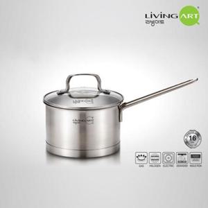 리빙아트 에센셜 스텐냄비 16cm 편수