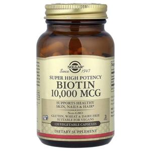 해외배송 Solgar 솔가 슈퍼 하이포텐시 비오틴 10000mcg 120정 Super High Potency Biotin