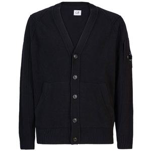 CP컴퍼니 램스울 가디건 15CMKN250A 블랙