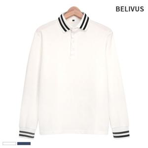 빌리버스 남성 카라티 BOJT006 긴팔 골프웨어 PK티셔츠