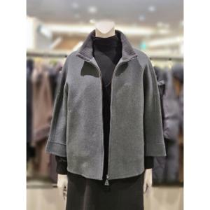 [트리아나] 소고 구스패딩겸 울혼방 루즈핏배색 울코트TH4HA04