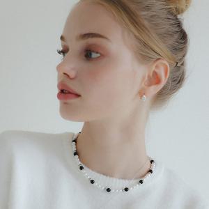 제이로렌 진주 블랙볼 목걸이 N01136