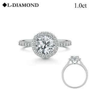 로이드 18K L-DIAMOND 해일로 1부 반지 LRD23040D