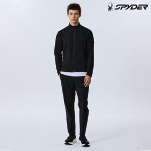 [스파이더] 남성 세미 테이퍼드핏 트레이닝 팬츠 SPJFCNFP201MBLK