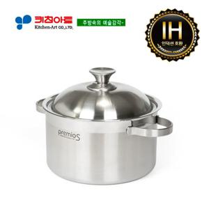 키친아트 프리미오-S(IH) 하이돔쿠커냄비18CM양수