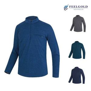 솔리드 고신축 차이나카라 집업등산 티셔츠 PT700