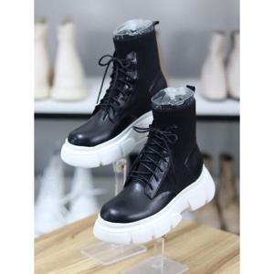 바이로쏘 세이브존06 소가죽 레이스업 플랫폼 5.5cm 앵클부츠 (BY)24F12272CE3