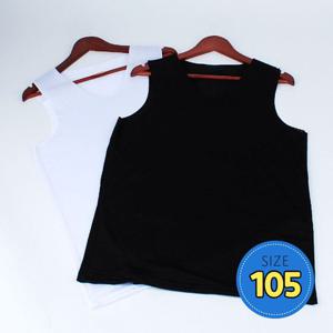 심리스나시 남성용 무봉제 V넥 남성 나시티 블랙105