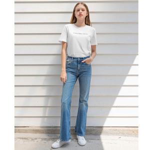 CK진 여성 하이라이즈 플레어핏 이탈리안 데님(J225052)