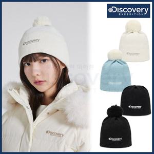 디스커버리 24년 겨울신상 남성/여성/공용 소프트자수 탈부착방울비니/커플니트모자/방한모자 DXMIA DXBN4604N