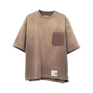 메종 미하라 야스히로 반팔 티셔츠 A13TS602BROWN DOM