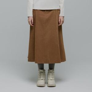 내셔널지오그래픽 N244WSK040 여성 코듀로이 스커트 TAN
