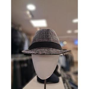 슈페리어 세이브존01 SAAW406 슈페리어골프 남성 귀달이 부착 체크 페도라 SAAW406