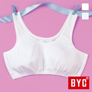 BYC 메가스타 메쉬 여주니어 1단계 스포츠 브라 (백색,백색나염/80-95) BPR9009