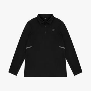 드루 남성 윙 에리 절개변형 티셔츠 DM44LT34_BK