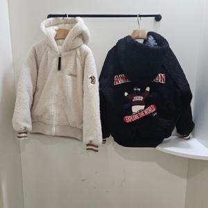 [지프키즈]24신상공용키즈  볼패딩 와펜뽀글이점퍼KP4JPU265_US