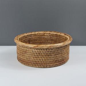 GC 미얀마 라탄 원형 하프 바스켓GC509