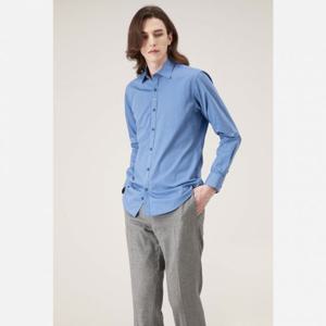 [예작(셔츠)]코튼 자수 포인트 드레스 셔츠 (YJ4FUS542)