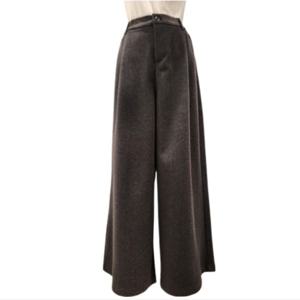 [에이비에프지]반밴딩 기모 핀턱 와이드 팬츠 APZ1HP42A