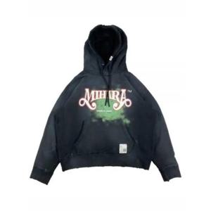 메종 미하라 야스히로 후드 티셔츠 J10HD512BLACK DOM