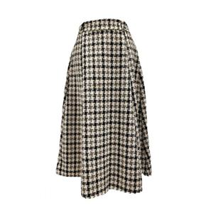 [에이비에프지]반 밴딩 A라인 롱 체크 스커트 APZ1HS31A