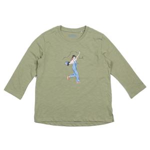 [뱅뱅]여성 라운드 프린트 7부 면 티셔츠 (NTL237)