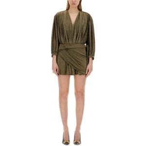 발렌시아가 브이넥 랩 미니 원피스 772748 TPV271075