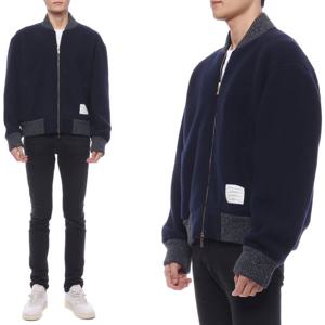 [톰브라운] 24FW 남성 스트라이프 울 봄버 재킷 (MJT395A J0100 415 24F)