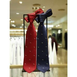 듀퐁 남성 선물 인기상품 TE5SM61KA006TRD 고급스러운 기하학적 모티브 큐빅 올오버 남자 혼주 넥타이